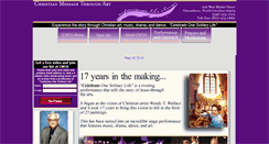 Desktop Screenshot of christianmessagethroughart.com