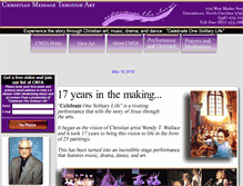 Tablet Screenshot of christianmessagethroughart.com